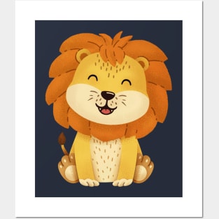 Cute Lion Posters and Art